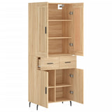 Highboard Sonoma Oak 69.5x34x180 cm Engineered Wood 3199892