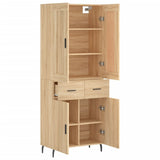 Highboard Sonoma Oak 69.5x34x180 cm Engineered Wood 3199892