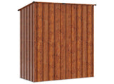 Garden Sheds Brown 140.5 x 74 x 200 cm Metal 42011298