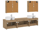 Bathroom Furniture Set 5 pcs Artisan Oak 3406894