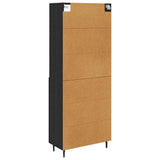 Highboard Black Oak 69.5 x 34 x 180 cm 3416139