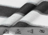 Sunshade Sail 4 x 5 m HDPE Rectangular Anthracite and White 42032776