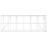 Against Wall Chicken Coop Silver 600 x 200 x 215 cm 3434732