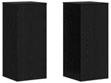 Plant Stand Black Oak 33 x 33 x 100 cm Engineered wood 869235