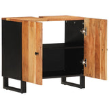 Sink Cabinet 62x33x58 cm Solid Wood Acacia and Engineered Wood 351987
