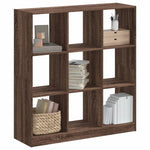 Bookcase Brown Oak 102x32x108 cm Engineered Wood 3307843