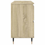 Bathroom Cabinet Sonoma Oak 80x33x60 cm Engineered Wood 849682