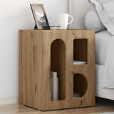 Bedside Table 2 pcs Artisan Oak 40 x 35 x 50 cm Engineered Wood 891263