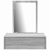 Dressing Table with Drawer Grey 60 x 40 x 70 cm Engineered Wood 865195