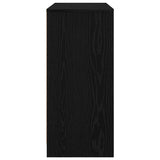 Sideboard Black Oak 85x34x76 cm Engineered Wood 861626