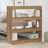 Book Cabinet Artisan oak 100 x 30 x 103 cm Engineered Wood 862725