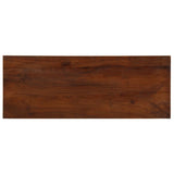 Table Top 80x40x2.5 cm Rectangular Solid Wood Reclaimed 371177
