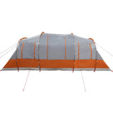 Family Tent Tunnel 6-Person Grey Waterproof 4009418