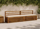 2-Piece Bench Cushions VUGHT 2 pcs 100% Polyester Cream 950959