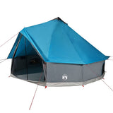 Family Tent Tipi 12-Person Blue Waterproof 94592