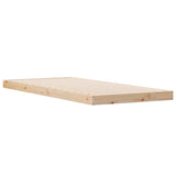 Floor Bed Frame Natural 90 x 220 cm Solid Pine Wood 869748