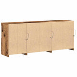 LED Sideboard Old Wood 162 x 37 x 67 cm Engineered Wood 3333110
