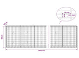 Gabion with 5 mm Wire and 5x10 cm Mesh 950x30x100 cm 3464653
