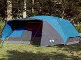 Family Tent with Porch 6-Person Blue Waterproof 94419