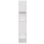 Book Cabinet Room Divider White 80x24x124.5 cm Engineered Wood 809134