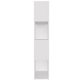 Book Cabinet Room Divider White 80x24x124.5 cm Engineered Wood 809134