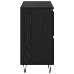 Sideboards 3 pcs Black oak 180 x 35 x 70 cm Engineered wood 3394526