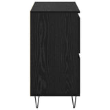Sideboards 3 pcs Black oak 180 x 35 x 70 cm Engineered wood 3394526
