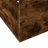 Bed Frame with Drawers without Mattress Smoked Oak 160x200 cm 3280283