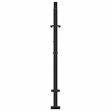 Garden Gate Black 100x100 cm Steel Trace Design 4100979