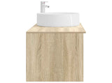 Bathroom Furniture Set 2 pcs Sonoma Oak Engineered Wood 3403930