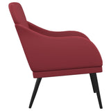 Armchair Wine Red 63x76x80 cm Faux Leather 351428