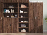 Highboard Brown Oak 50x41x185 cm Engineered Wood 3281686