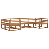 Outdoor Sofa Set 6 pcs Natural Solid Acacia Wood 3368052