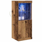 LED Sideboard Old Wood 41 x 37 x 100 cm Engineered Wood 863039