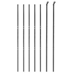 Wire Mesh Fence Anthracite 2.2x10 m Galvanised Steel 154231