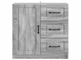Sideboard Grey Sonoma 66 x 34.5 x 87 cm Engineered Wood 895781