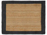 Area Rugs Dark Grey 120 x 120 cm Jute 42010690