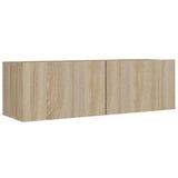 8 Piece TV Cabinet Set Sonoma Oak Engineered Wood 3114224