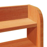 Bed Frame without Mattress Wax Brown 140x190 cm Solid Wood Pine 3306941