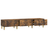 TV Cabinet 147 x 34.5 x 30 cm Smoked Oak Engineered Wood 895170