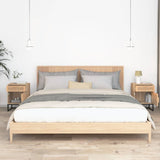 Bedside Cabinets 2 pcs 40x30x55.5 cm Engineered Wood&Iron 352096