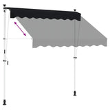 Manual Retractable Awning Black 150 cm 42037038