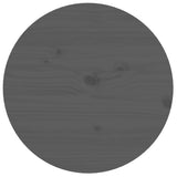 Coffee Table Grey 55x60 cm Solid Wood Pine 822354