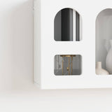 Hanging Cabinet with Shelf High Gloss White 60 x 20 x 40 cm 891378