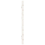 Wall Headboard White 166x3x63 cm Solid Wood Pine 824749