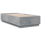Bed Frame without Mattress Concrete Grey 75x190 cm Small Single 3209761
