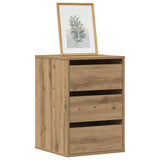 Corner Chest of Drawers Artisian Oak 40x41x58 cm Engineered Wood 852842