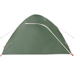 ZNTS Camping Tent Dome 4-Person Green Waterproof 94719