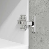Hanging Cabinet 2 pcs Concrete Grey and White 30 x 31 x 40 cm 884121