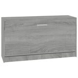 Shoe Bench Grey Sonoma 80x24x45 cm Engineered Wood 342645